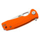 Honey Badger Small Linerlock Drop Point Orange