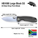 Honey Badger Large Linerlock Drop Point Black