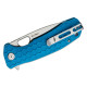 Honey Badger Large Linerlock Drop Point Blue