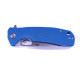 Honey Badger Large Linerlock Drop Point Blue