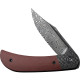 Civivi Appalachian Drifter Linerlock Burdeos Hoja Damasco