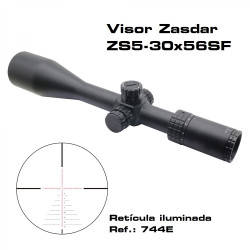 Visor Zasdar 5-30X56 mm Retícula Táctica 744 Iluminada