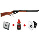 Pack Winchester Daisy Red Ryder 4,5 mm + Biberón 1500 Bolas + 100 Dianas + Tragabalines