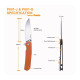 Ruike P801-J Acero Inoxidable Naranja