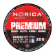 Balines Norica Premium Domed FT 6,35 mm 200 ud