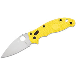 Spyderco Manix 2 Lightweight Salt Amarilla CPM Magnacut