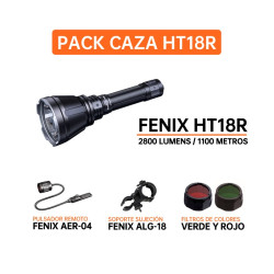 Pack Linterna Fenix HT18R 2.800 Lumens Recargable