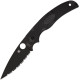 Spyderco Native Chief Hoja Negra Serrada CTS-BD1 