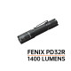 Linterna Fenix PD32R 1400 Lumens Recargable