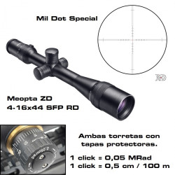 Visor Meopta ZD 4-16X44 - Mil Dot Spec