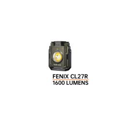 Linterna Fenix Exterior Multifuncional CL27R Verde 1.600 Lumens Recargable 