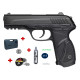 Pack Gamo PT-85 Blowback + Maletín + 15 Cápsulas Co2 + 250 Balines Gamo Magnum