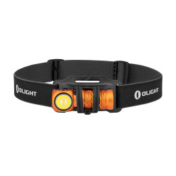 Linterna Frontal Olight Perun 2 Mini Naranja 1.100 Lumens Recargable