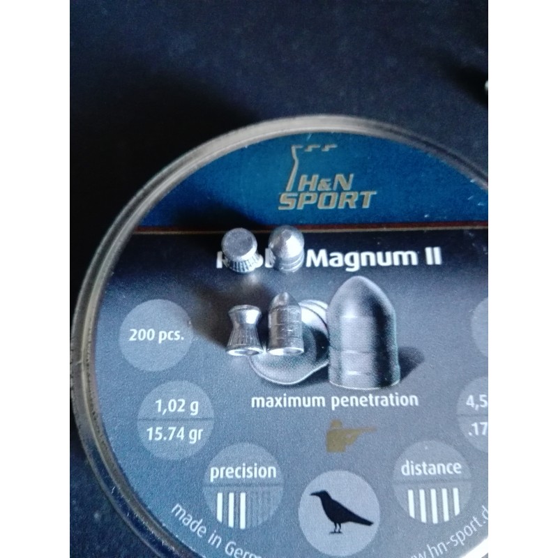 Balines H&N Sport Rabbit Magnum II PCP 5,5 mm 200 ud, compra online