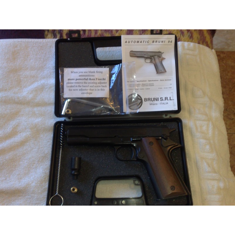 Pistola detonadora o fogueo Bruni 96 Colt 1911