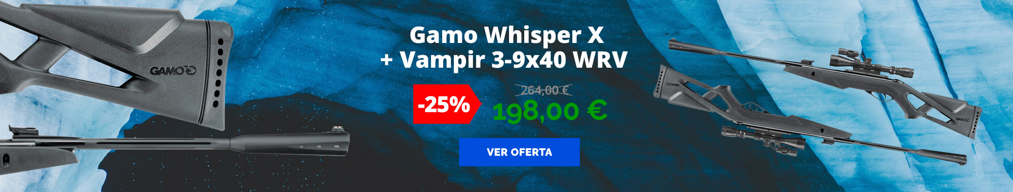 -25% Gamo Whisper X + Vampir