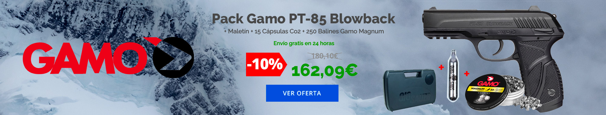 -10% Pack Gamo PT-85 Blowback